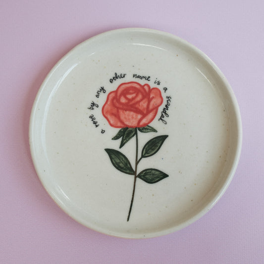 a rose by any other name is a scandal - small plate