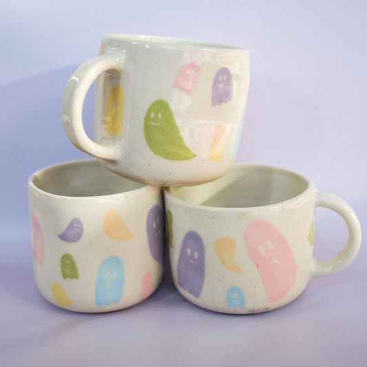 pastel mixed emotions mug